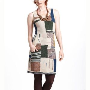 Patchwork Variations Sweater Dress